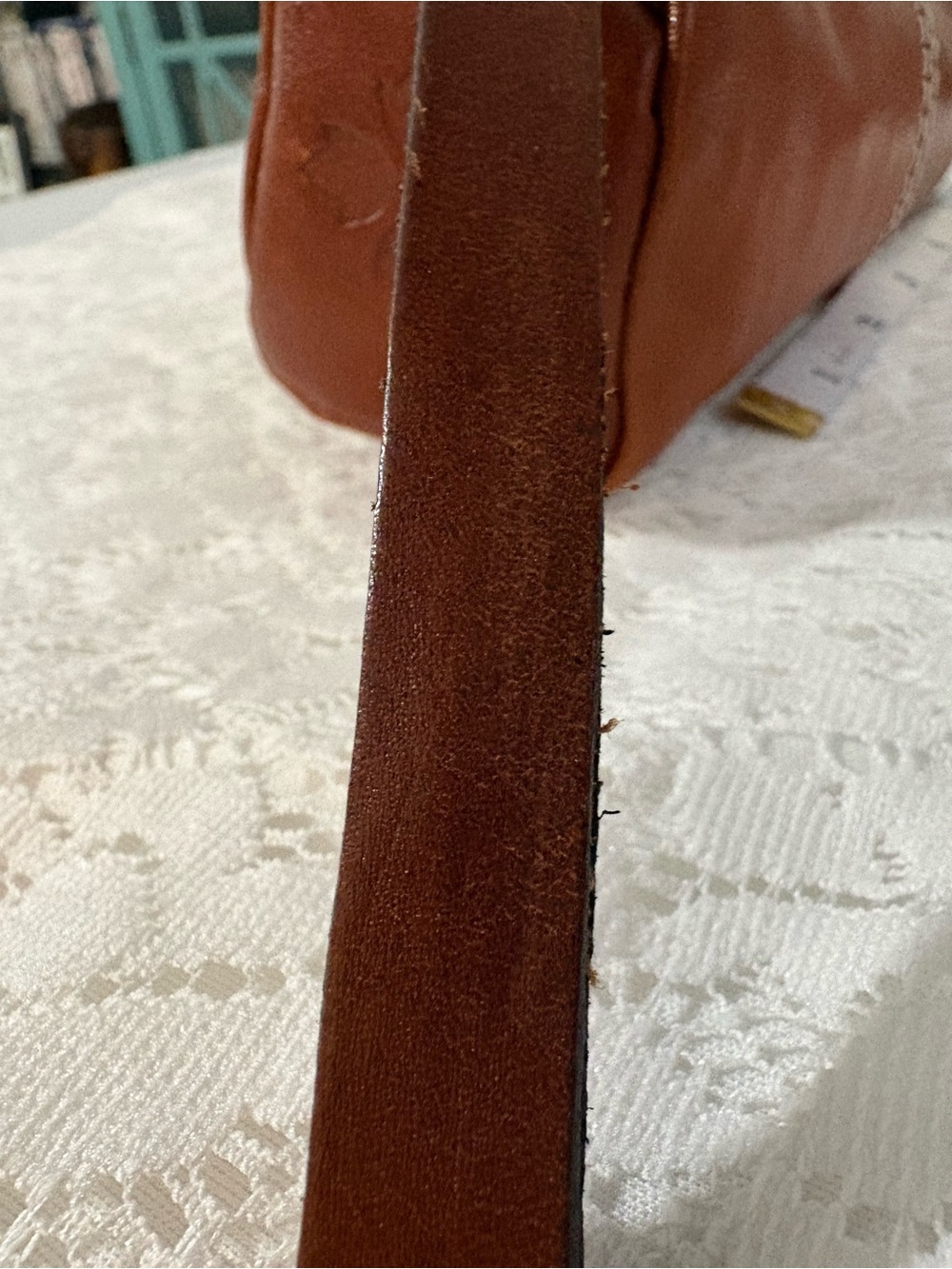 Patricia Nash brown leather wristlet, GUC - Picture 7 of 16